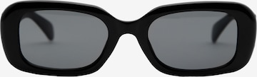 Lunettes de soleil Pull&Bear en noir : devant