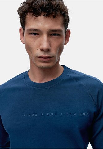 Born Living Yoga Sweatshirt 'Hughes' in Blauw