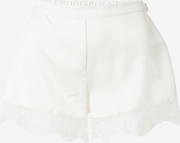 Hunkemöller Pyžamové kalhoty 'Camille' – bílá: přední strana