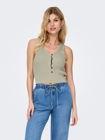 Top in maglia 'ONLLINA' di ONLY in grigio: frontale