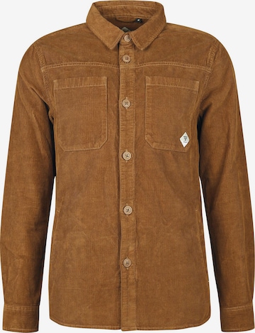 Barbour Beacon Regular fit Button Up Shirt in Beige: front