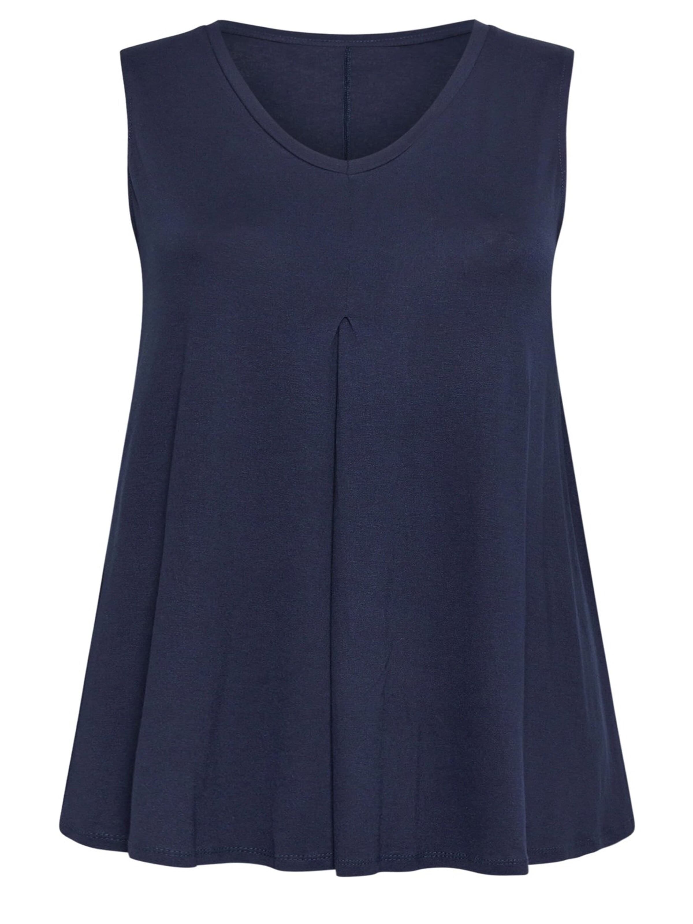Shape Of You Bluse in Blau: Vorderseite