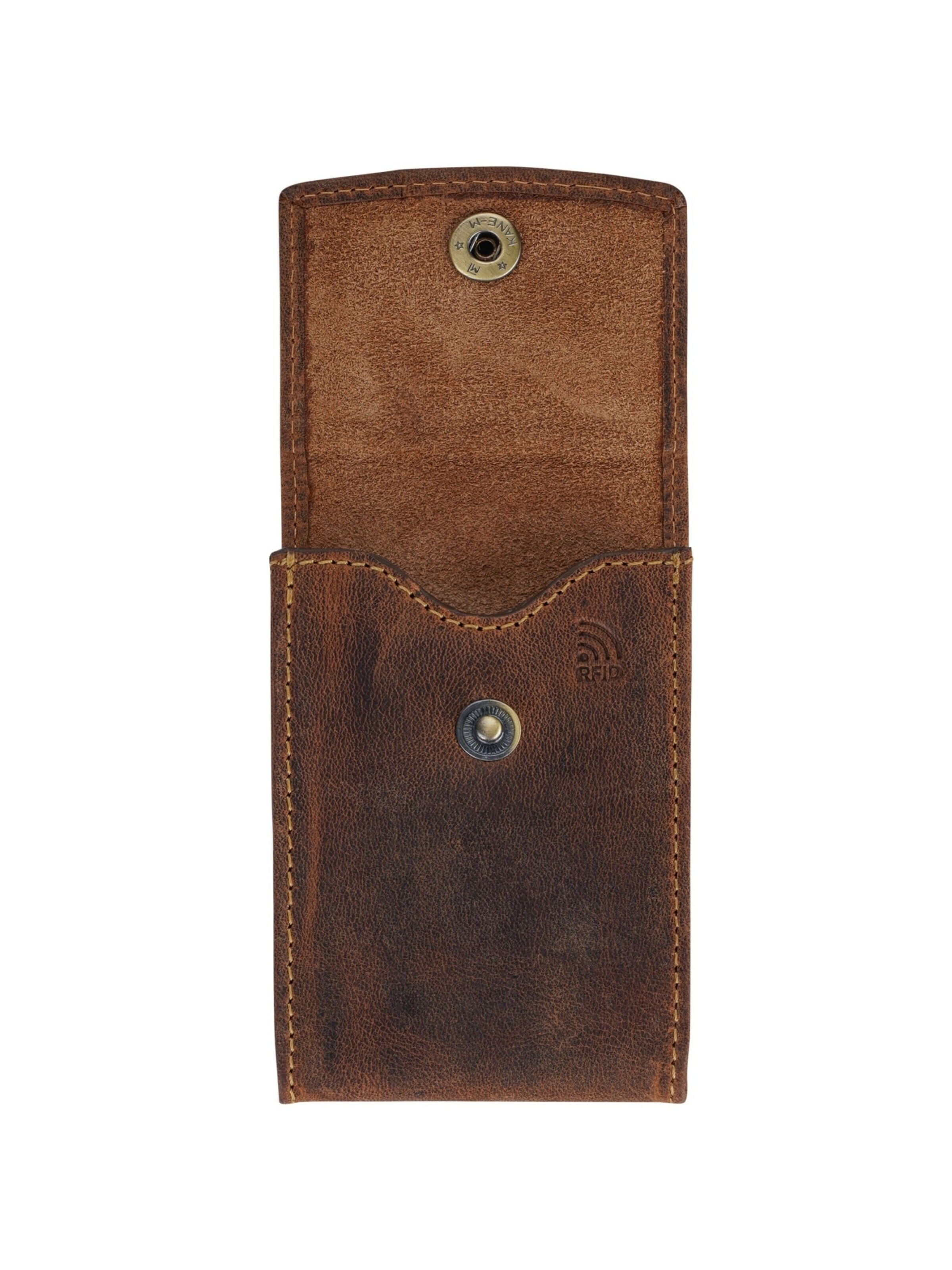 Portofel 'Vintage RFID' de la GREENBURRY pe maro