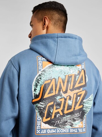 Bluză de molton 'Breaker Dot' de la Santa Cruz pe albastru
