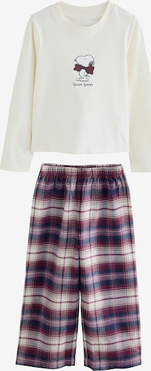 Next Pajamas 'Snoopy' in 98 in Ecru / Navy / Wine red, Item view