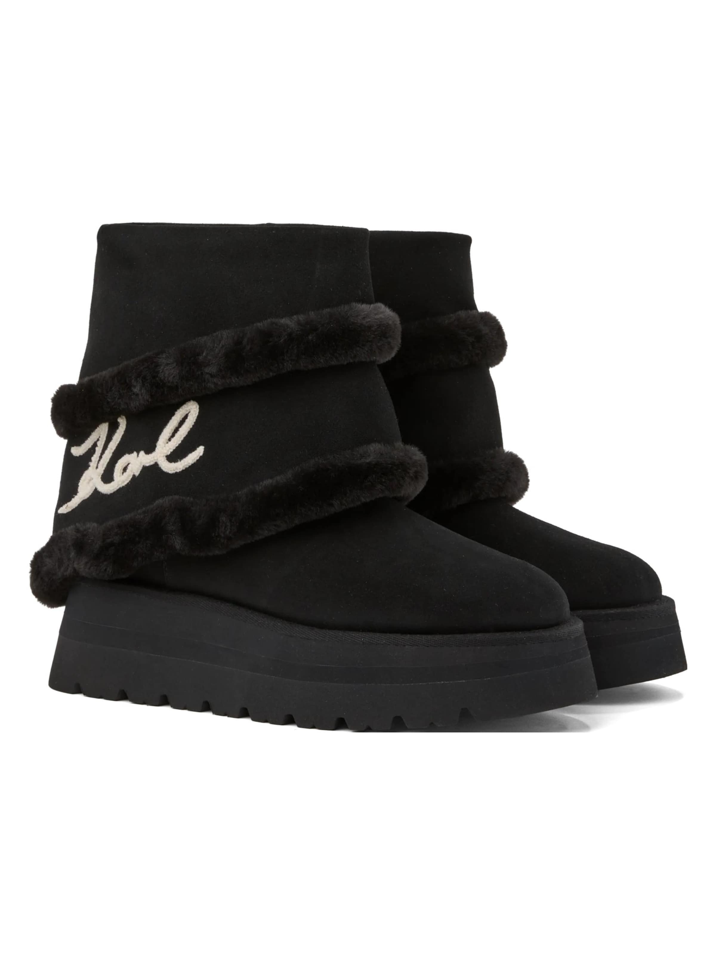 Karl Lagerfeld Sněhule ' Skylar' – černá