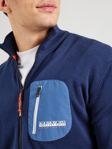 Vestes en maille 'D-HURON' NAPAPIJRI en bleu