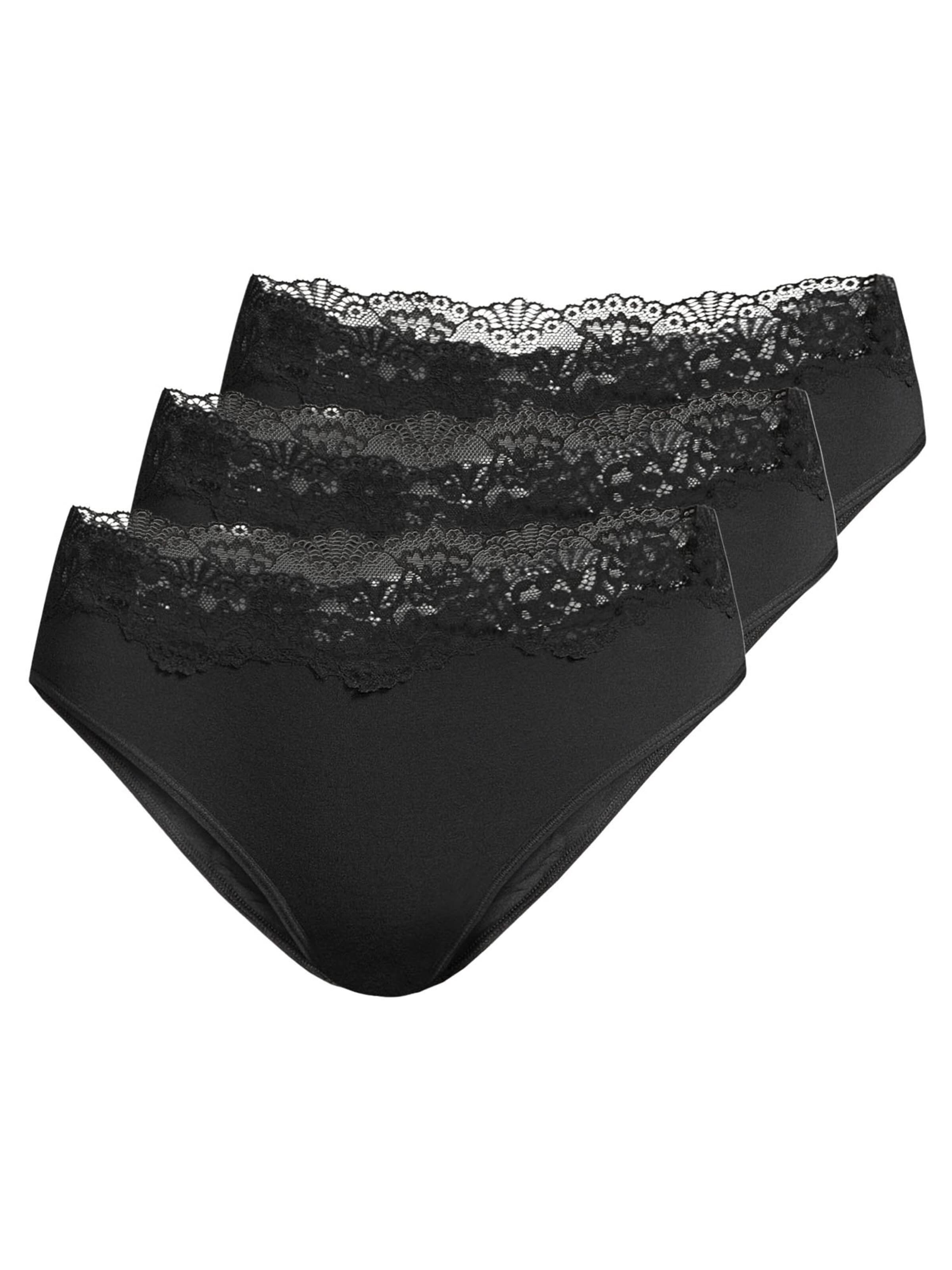 Nina von C. Slip 'Romance'‌‌‌‌‌‌‌ in Schwarz: Vorderseite