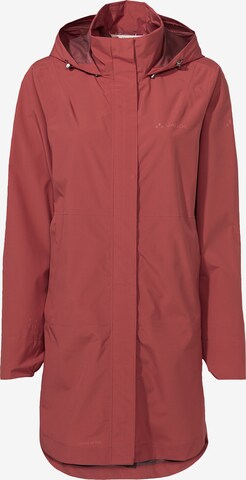 VAUDE Outdoormantel 'Mineo' in Rood: voorkant