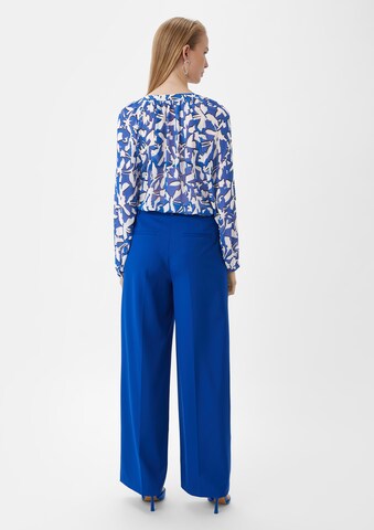 COMMA Blouse in Blue: back