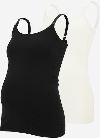 Palaidinė be rankovių 'MLKerrie' iš MAMALICIOUS, spalva – juoda / balta, Prekių apžvalga