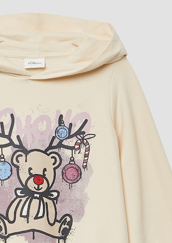 s.Oliver Sweatshirt in Beige