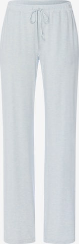 Hanro Pajama pants 'Natural Elegance' in Blue: front