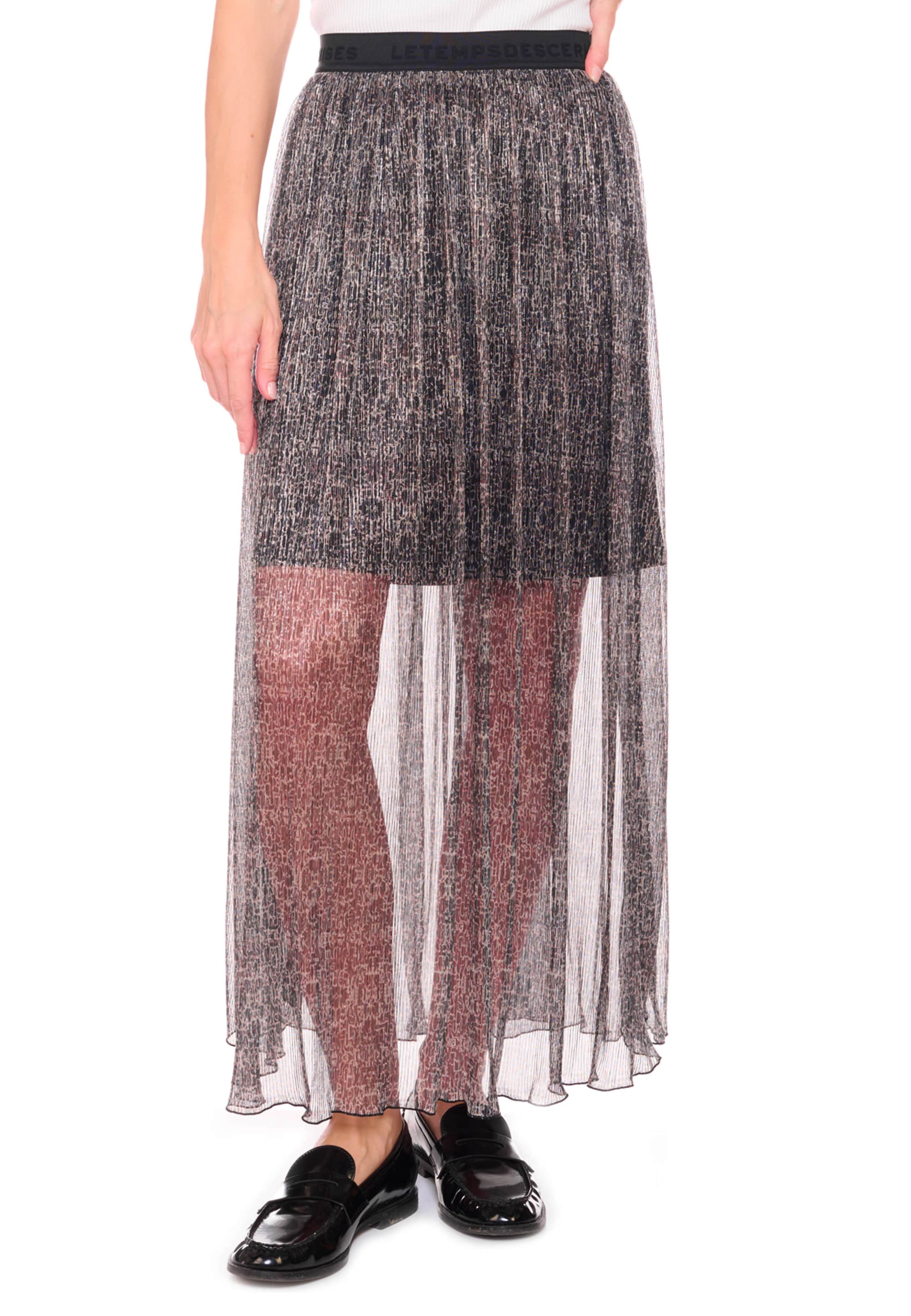 Jupe 'Amous' Le Temps Des Cerises en noir : devant