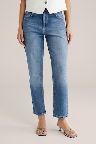 WE Fashion Skinny Jeans in Blue: front