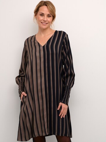 Robe 'Emma' CULTURE en marron : devant