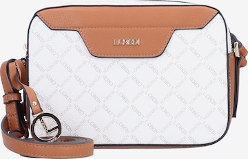 L.CREDI Crossbody Bag 'Filiberta' in White: front