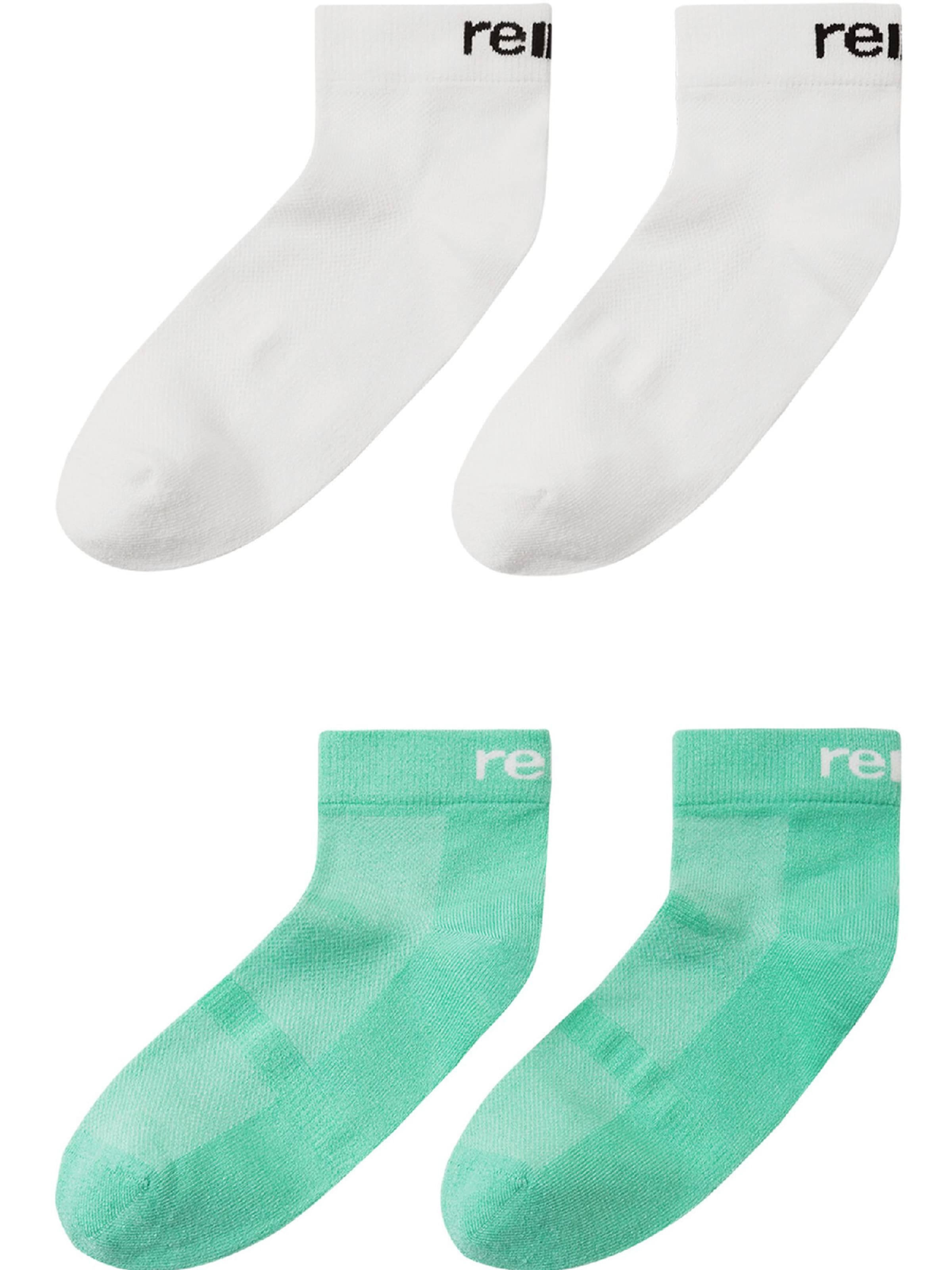 Chaussettes de sport Reima en vert : devant