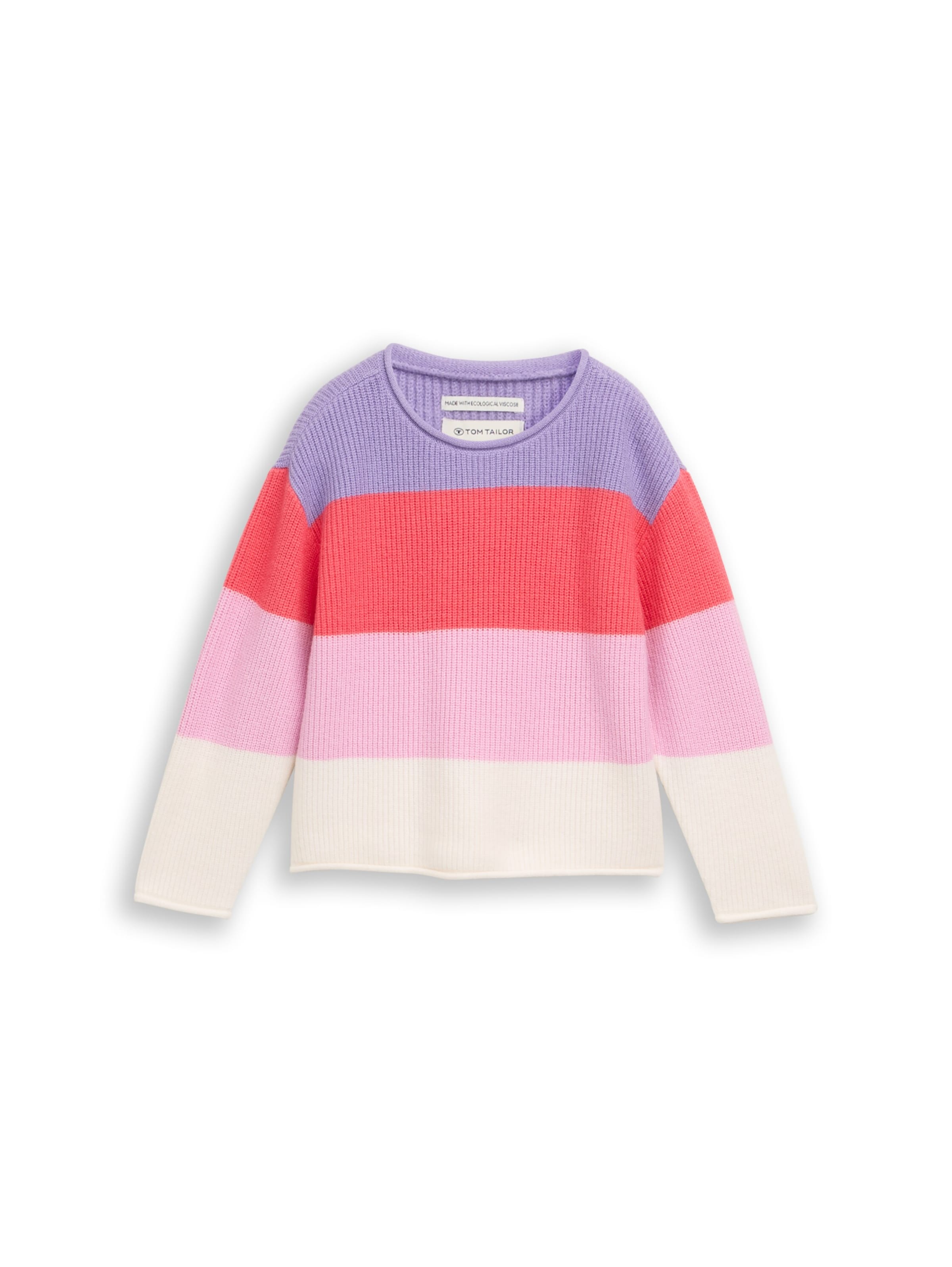 Pullover di TOM TAILOR in arancione: frontale