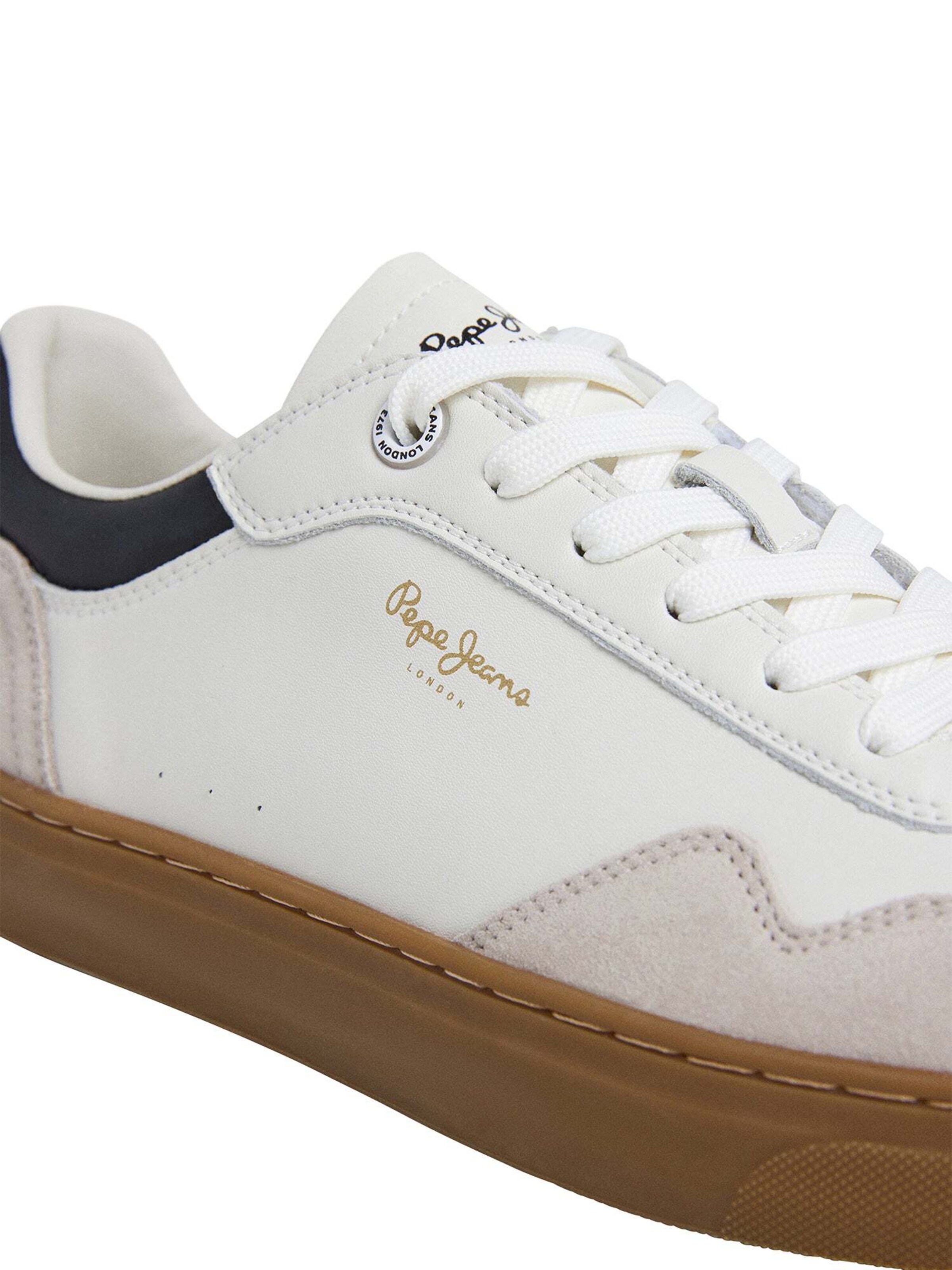 Pepe Jeans Sneaker 'Camden Collar' in Weiß