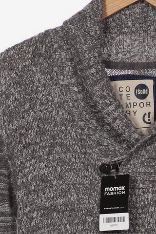 !Solid Sweater & Cardigan in M in Grey