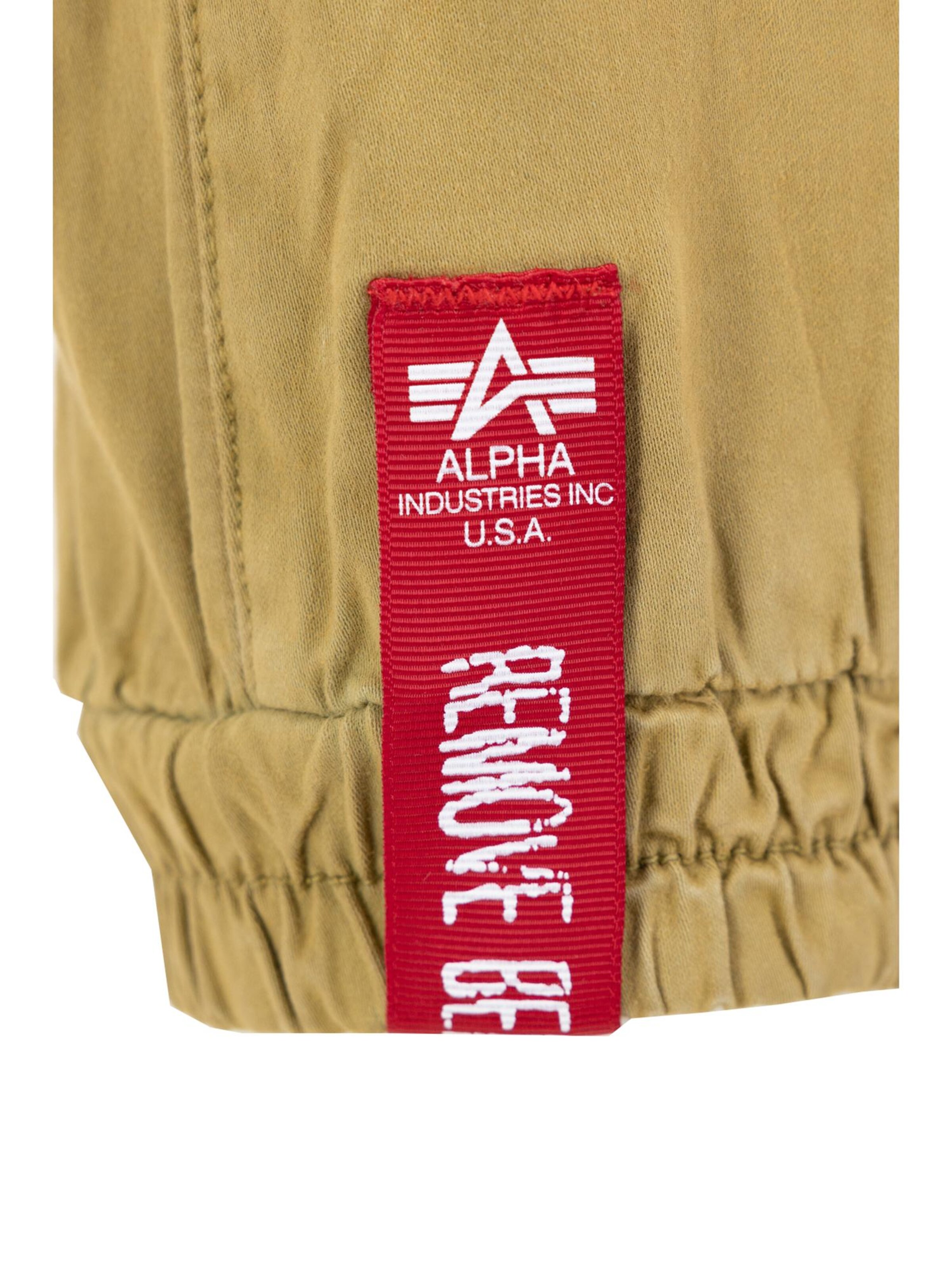 ALPHA INDUSTRIES Regular Cargo Pants 'Field' in Green