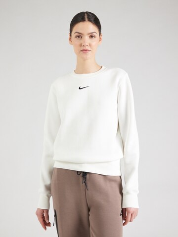 Nike Sportswear Sweatshirt 'Phoenix Fleece' i beige: framsida