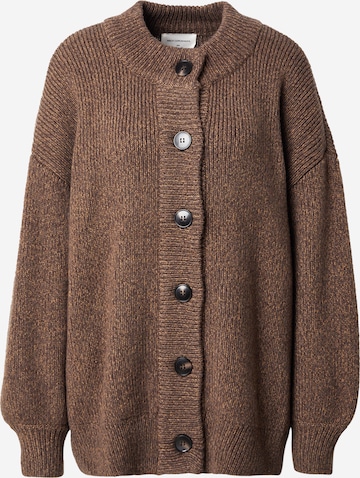 MSCH COPENHAGEN Neuletakki 'Lissi' värissä ruskea: etupuoli