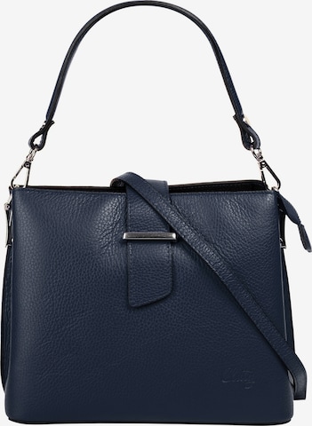 Cluty Handbag in Blue: front