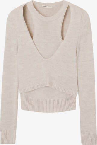 Pullover di Pull&Bear in beige: frontale