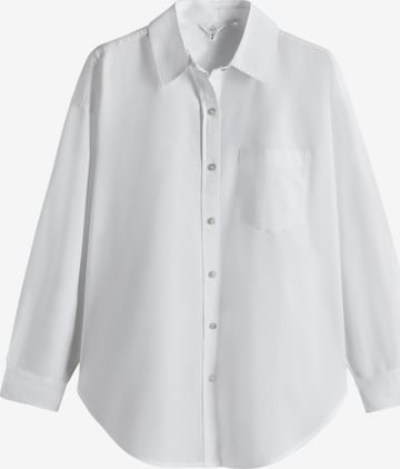 The Set Blouse in Wit: voorkant