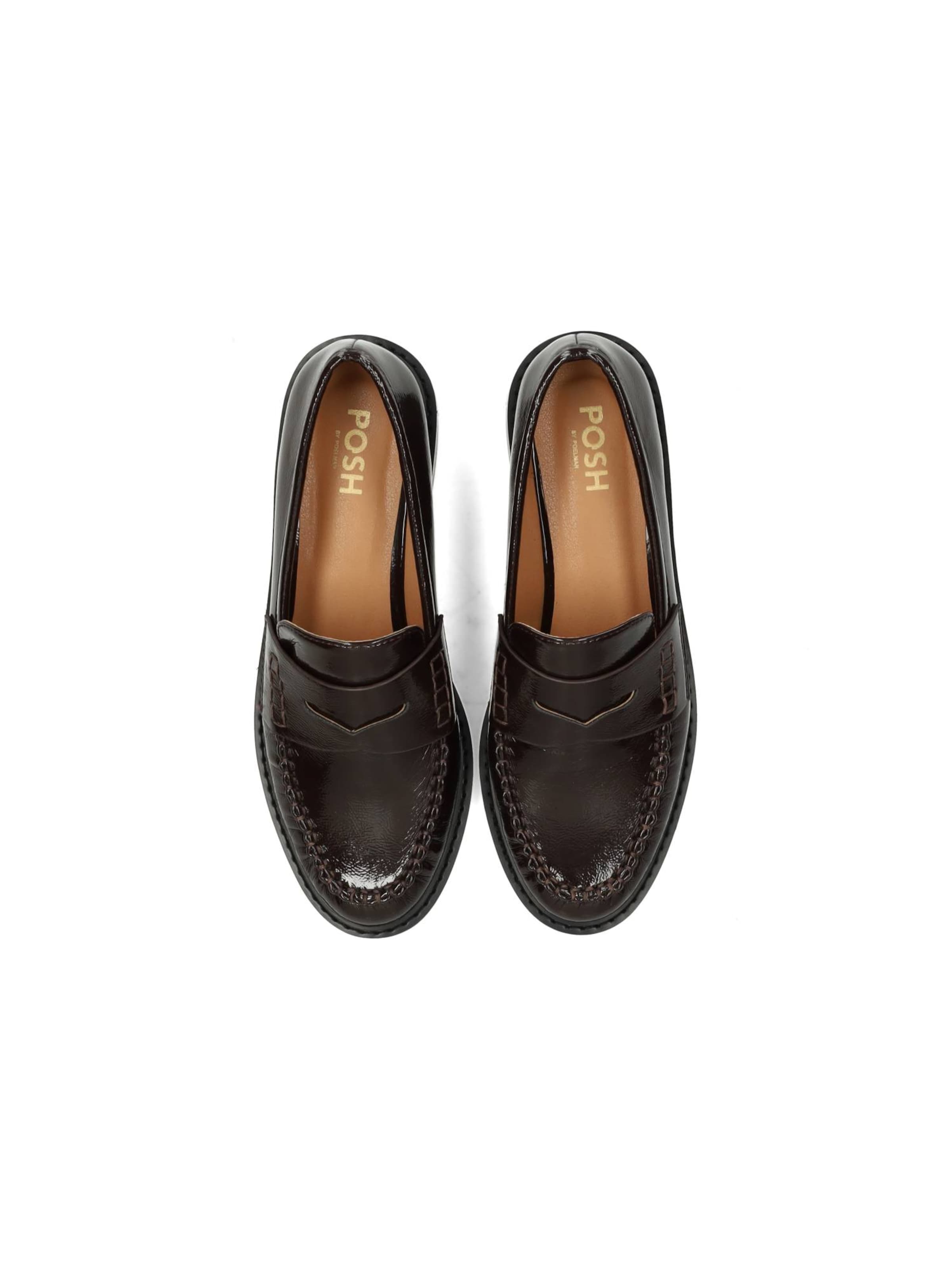 POSH by Poelman Mocassins 'Bella' in Zwart
