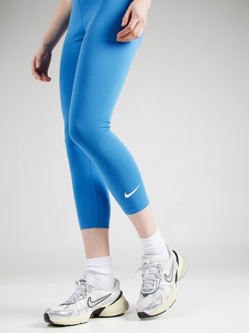 Nike Sportswear Skinny Sportbroek in Blauw