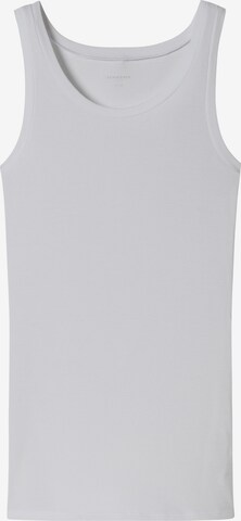 SCHIESSER Top ' Pure Rib ' in White: front