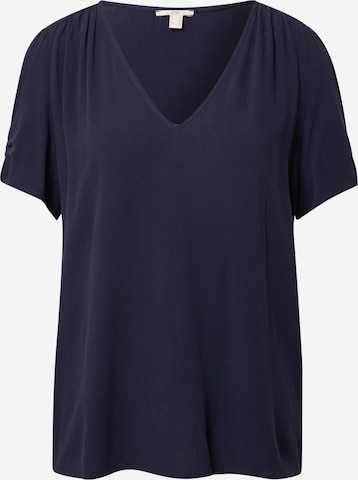 ESPRIT Blouse in Blauw: voorkant