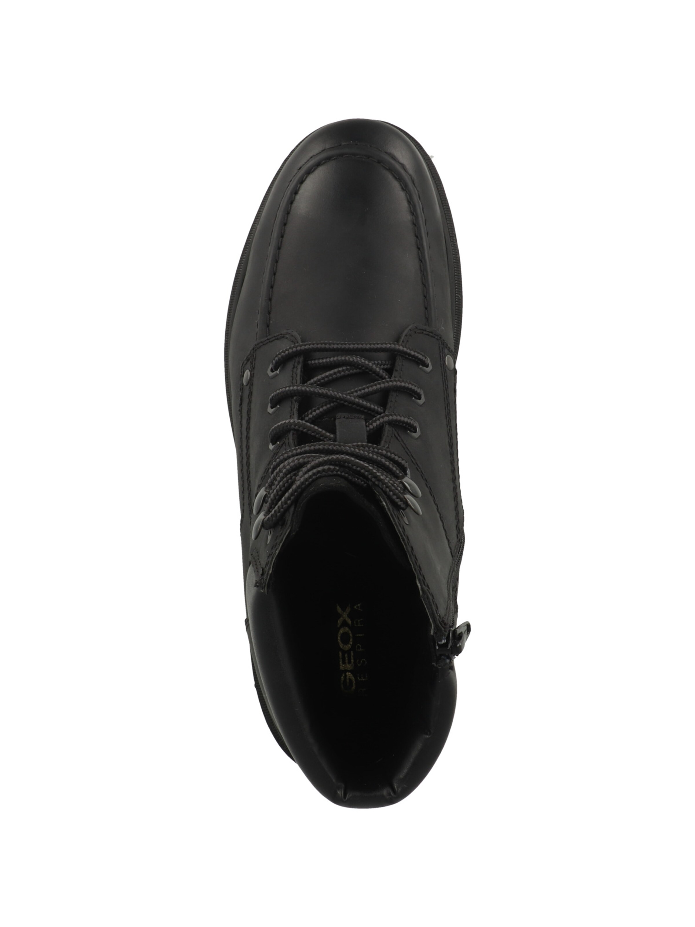 GEOX Schnürboots 'U Andalo B' in Schwarz