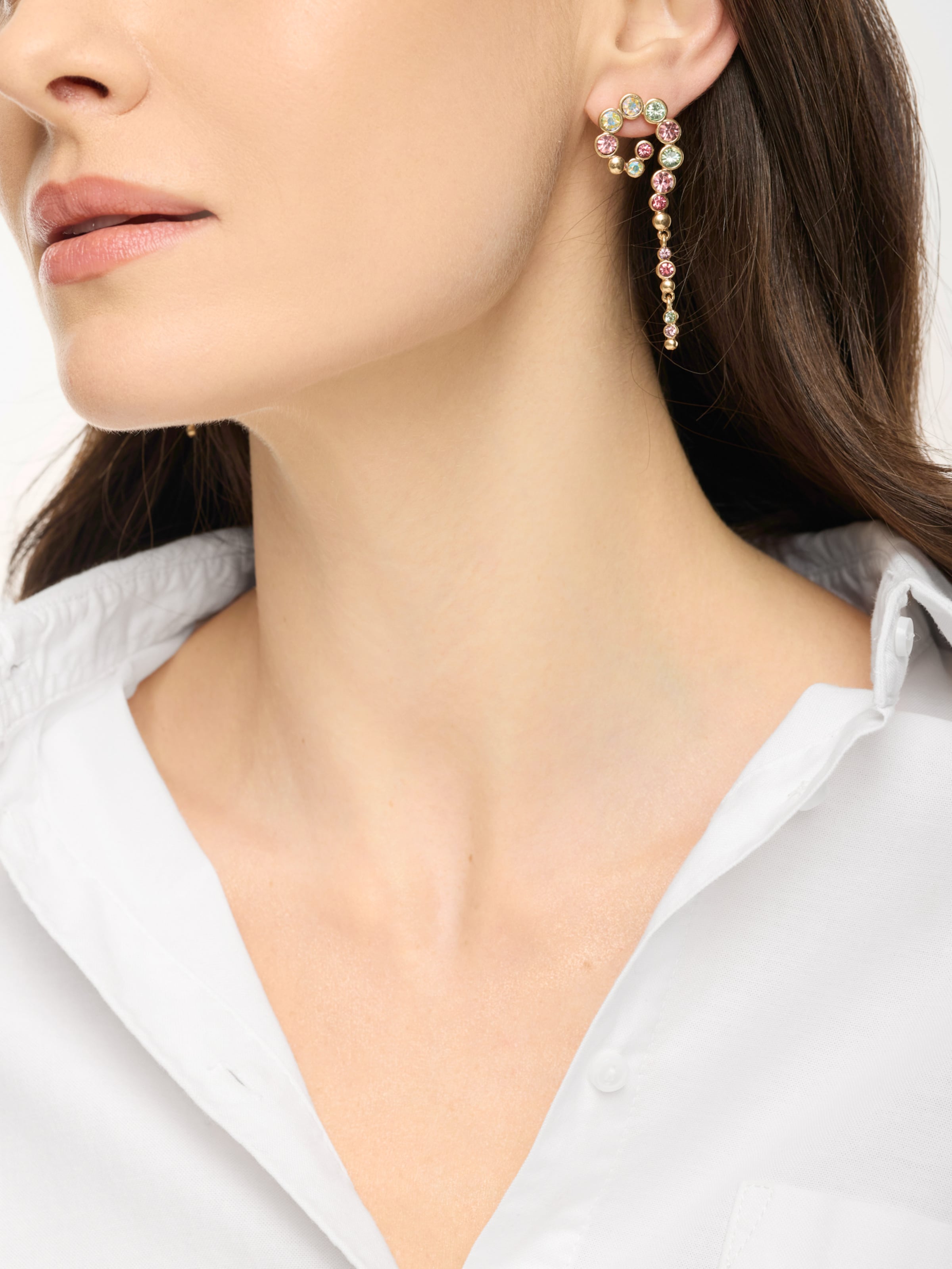 A&C Oslo – Nordic Design Jewellery Earrings 'Sweet Droplets Multi' in Mixed colours: front