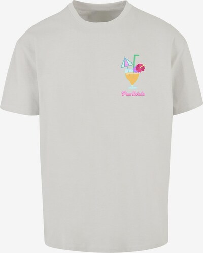 Merchcode Shirt 'Pina Colada' in de kleur Grijs / Gemengde kleuren, Productweergave