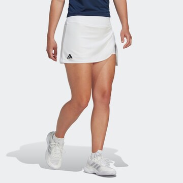 Jupe de sport 'Club ' ADIDAS PERFORMANCE en blanc : devant