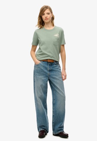 Superdry Shirt 'Psychic Readings' in Groen