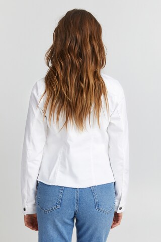 PULZ Jeans Between-Season Jacket in White