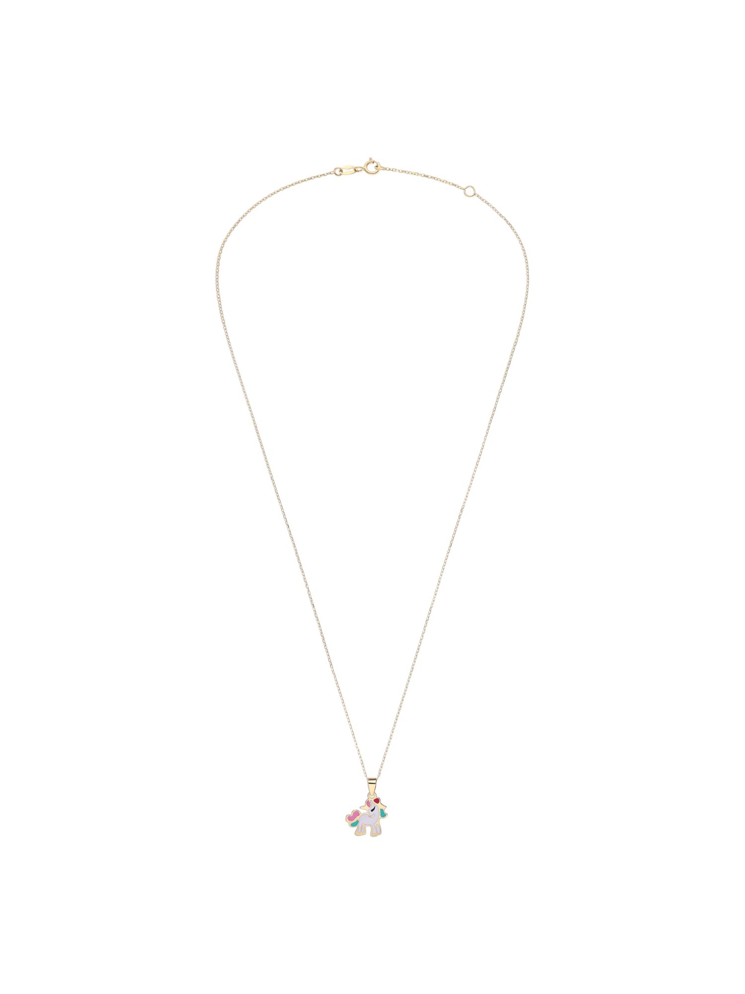 Lucardi Ketting 'Klassisch' in Goud: voorkant