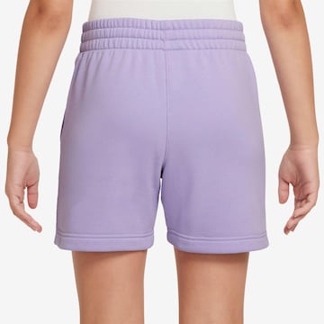 Nike Sportswear Regular Shorts 'Club Fleece' in Lila