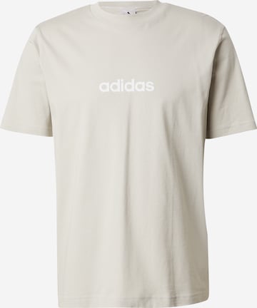 ADIDAS ORIGINALS Μπλουζάκι 'Essentials Linear' σε γκρι: μπροστά