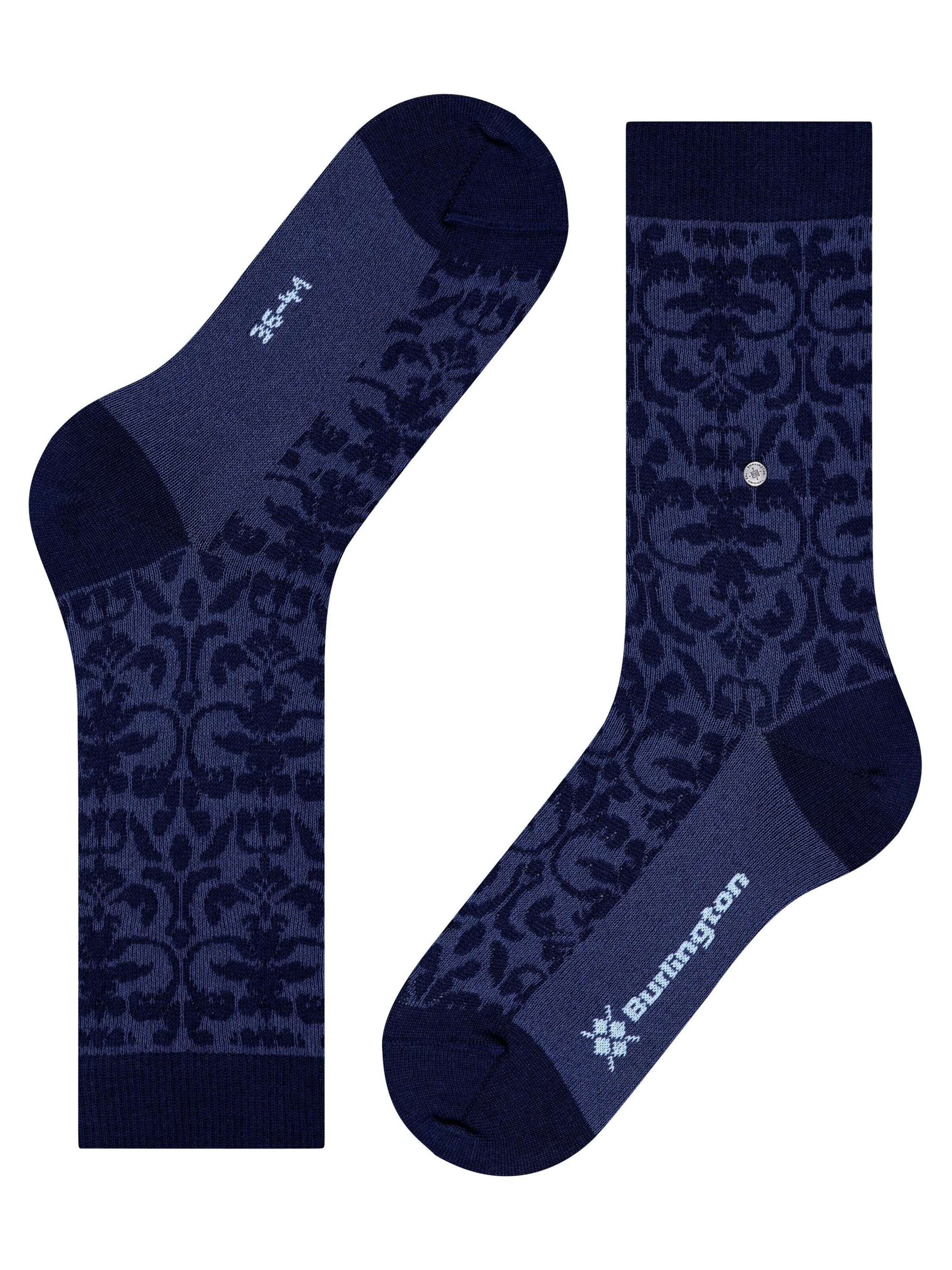 BURLINGTON Socken 'Ornamental'‌‌‌‌‌ in Blau