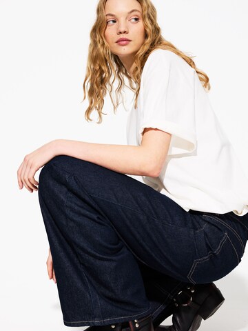Bershka Oversized shirt in White