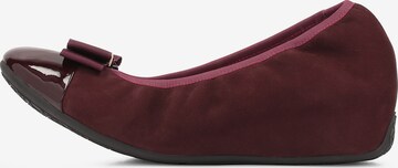 Kazar Ballet Flats in Red: front