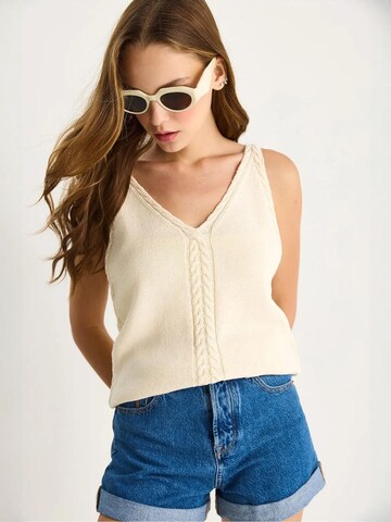 Chemisier Bianco Lucci en beige