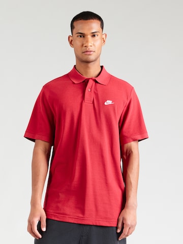 Nike Sportswear Футболка 'CLUB' в Красный: спереди