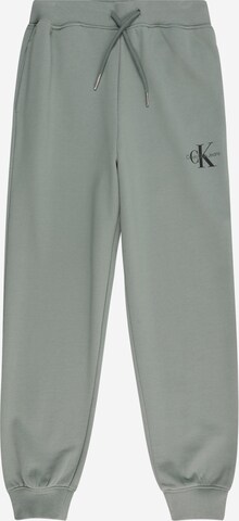 Calvin Klein Jeans Конический (Tapered) Штаны в Зеленый: спереди